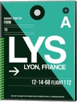 LYS Lyon Luggage Tag II Fine Art Print