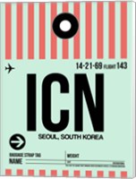 ICN Seoul Luggage Tag I Fine Art Print