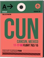 CUN Cuncun Luggage Tag II Fine Art Print