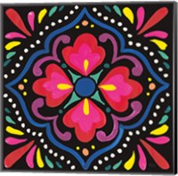 Floral Fiesta Tile V Fine Art Print