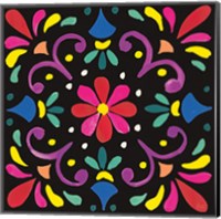 Floral Fiesta Tile III Fine Art Print