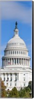 Low Angle View of Capitol Building, Washington DC Fine Art Print