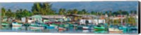 Boats Moored at a Harbor, Trinidad, Cuba Fine Art Print