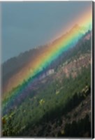 Rainbow over Mountain Range, Maroon Creek Valley, Aspen, Colorado Fine Art Print