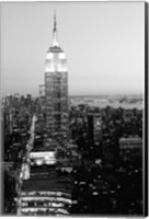 Empire State Building at Sunset, (BW) Fine Art Print