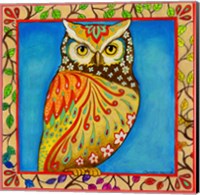 Mosaic Owl Fine Art Print