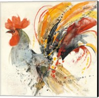 Festive Rooster II Fine Art Print