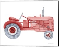 Life on the Farm Tractor Element Fine Art Print