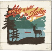 Vintage Lake IV Fine Art Print