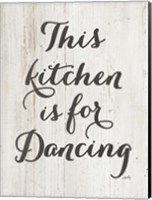 This Kitchen is for Dancing Fine Art Print