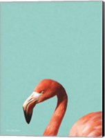 Blue Flamingo Fine Art Print