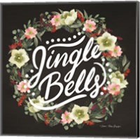 Jingle Bells Wreath Fine Art Print