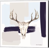 Colored Steer Head I Fine Art Print