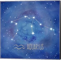 Star Sign Aquarius Fine Art Print