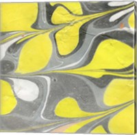 Yellow and Gray Marble I Fine Art Print
