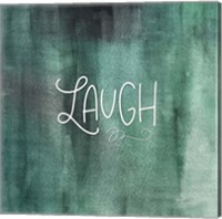 Laugh Green Fine Art Print