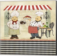French Cafe Chefs - B Fine Art Print