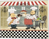 French Cafe Chefs Fine Art Print