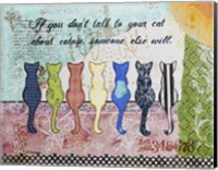Cat Talk Fine Art Print