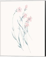 Flowers on White V Contemporary Fine Art Print