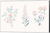 Flowers on White IX Contemporary Fine Art Print