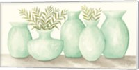 Mint Vases Fine Art Print