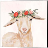 Garden Goat I Fine Art Print