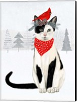 Christmas Cats & Dogs VI Fine Art Print