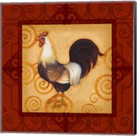 Decorative Rooster II Fine Art Print