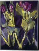 Violet Spring Flowers I Fine Art Print