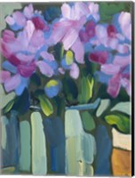 Violet Spring Flowers V Fine Art Print