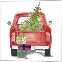 Christmas Cars III Fine Art Print
