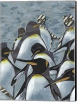 Colony of Penguins I Fine Art Print