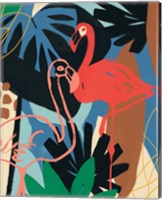 Funky Flamingo II Fine Art Print