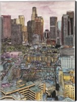 US Cityscape-Los Angeles Fine Art Print
