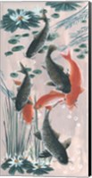 Traditional Koi Pond II Fine Art Print