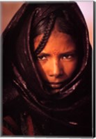 luc Manaud - Young Tuareg Woman, Niger Fine Art Print