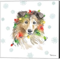 Holiday Paws IX Fine Art Print