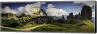 Dolomite Mountain Range Fine Art Print