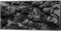 River Rocks 2 Black & White Fine Art Print