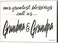 Grandma & Grandpa Fine Art Print