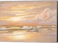 Bright Sunset with Dunes Fine Art Print