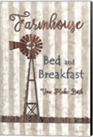 Farmhouse Bed & Breakfast Fine Art Print