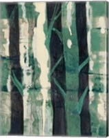 Deep Woods I Emerald Crop Fine Art Print