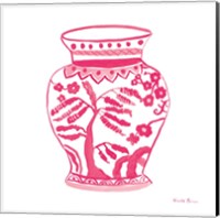 Chinoiserie IV Pink Fine Art Print
