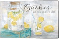 Gather Here Country Lemons Landscape Fine Art Print