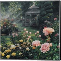 Rose Garden - Paradise Found - Square Fine Art Print