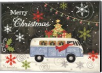 VW Christmas Bus Fine Art Print