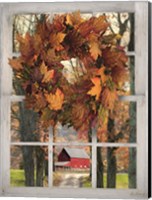 Fall Window View II Fine Art Print