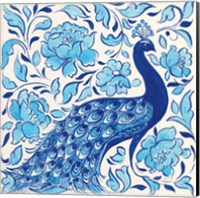 Peacock Garden IV Fine Art Print